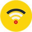 wireless, router, Wifi, Connection, Mobile Gold icon