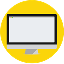 Computer, Desktop, Imac, screen, mac Gold icon
