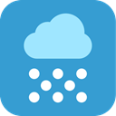 weather, snowing, Snow SteelBlue icon