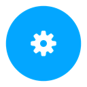 configuration, Setting, tool, Gear, system, Options, preferences DeepSkyBlue icon
