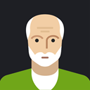 person, grandfather, old, Avatar, Man, mature, user Black icon
