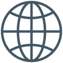 earth, global, internet, planet, world, network, globe DarkSlateGray icon