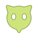 virus, bot, round, points, green, Eyes, Android Khaki icon