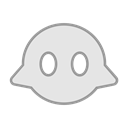 round, bot, Android, Ghost, light, virus, Mag Gainsboro icon