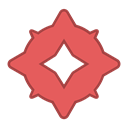 round, red, bot, fly, Sweeper, Android, Angry IndianRed icon