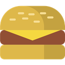 hamburger, mcdonalds, Burger, cheeseburger, meal, Fastfood SandyBrown icon