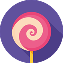 Dessert, sweet, Candy, Lollipop, food DarkSlateBlue icon