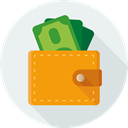 Money, dollars, Finance, purse, pay WhiteSmoke icon