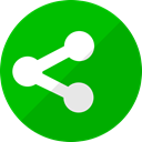 share, Sharethis, network, share it, share this, shareit Green icon