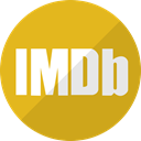 Imdb, film, media, movie, television, Tv, Multimedia Goldenrod icon