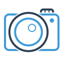 photo, Camera, photos, image, picture, photography, digital Black icon