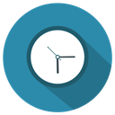Clock, watch, time SteelBlue icon