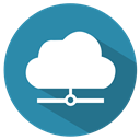 Cloud, cloud devices, cloud share, skyshare SteelBlue icon