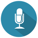recording, speak, mic, record, voice, Multimedia, Microphone, talk SteelBlue icon