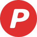 paypal, online, pay, Pal, Social, media Crimson icon