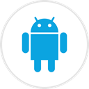 Android, media, online, Social DodgerBlue icon