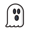 horror, monster, halloween, Ghost, Dead, phantom, scary Black icon