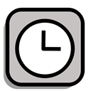 Calendar, watch, timer, Schedule, Clock, Alert, Alarm Silver icon