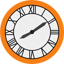 Clock, time WhiteSmoke icon
