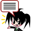 Message, Balloon, japan, japanimation, Chat, tweet, いいね Black icon