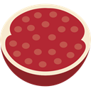 garnet, Fruit Brown icon