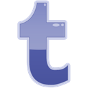 Tumblr, Social, t, media DarkSlateBlue icon