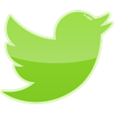 twitter, Social, bird, media YellowGreen icon