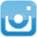 Instagram, media, Social, photo SkyBlue icon