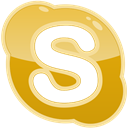 Skype, media, Social, S Khaki icon