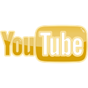youtube, Social, media, video Khaki icon