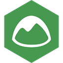 Hexagon, Basecamp, Social, media SeaGreen icon