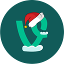 Snow, christmas, Vine, Holiday DarkSlateGray icon