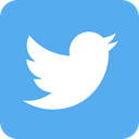 Logo, square, twitter, share, Social, network, media CornflowerBlue icon