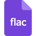 document, File, flac, Format, Extension SlateBlue icon