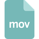 Extension, document, Mov, File, Format MediumAquamarine icon