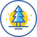 christmas, новый год, xmas, Snow, Christmas tree, Tree SteelBlue icon