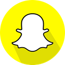 Snapchat, Logo, social network Yellow icon