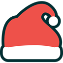 xmas, Holiday, winter, christmas, santa, hat, decoration, Cap Tomato icon