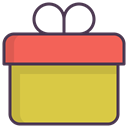 surprise, gift box, Shop, present, giftbox, shopping, gift DarkKhaki icon