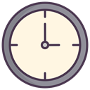 clock face, meeting, Clock, time, watch, Appointment, Schedule OldLace icon