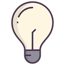Electric, Check, bulb, Light bulb, new idea, good idea OldLace icon