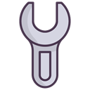 Fix, tools, Wrench, Screwdriver, repair, fixing, Building Black icon