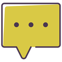chat window, Message, talk, Bubble, Chat, chat bubble, Communication DarkKhaki icon