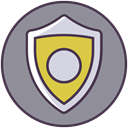 Firewall, safety, shield, Protection, secure, security, protect LightSlateGray icon