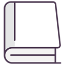 Library, Author, read, Books, Pages, Book WhiteSmoke icon