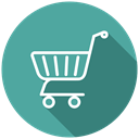 shopping, Purchase, Cart, Shop, shopping trolleys, shopping cart, Basket CadetBlue icon