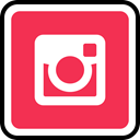 Instagram, media, online, Social Crimson icon
