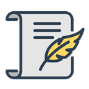 Blogging, resolutions, blog, write, Article, sign, Compose Gainsboro icon