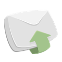 mail, inbox, recieved, arrow up, Email, envelope, Letter Gainsboro icon