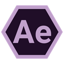 Format, adobe, after effects, Extension Black icon
